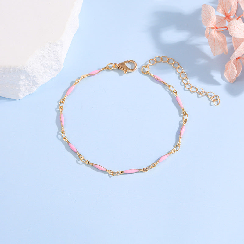 Elegant Adjustable Gemstone Chain Bracelet Kalsten
