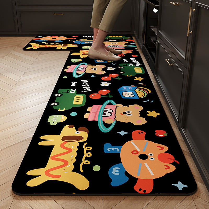 Fun and Colorful Kitchen Mat