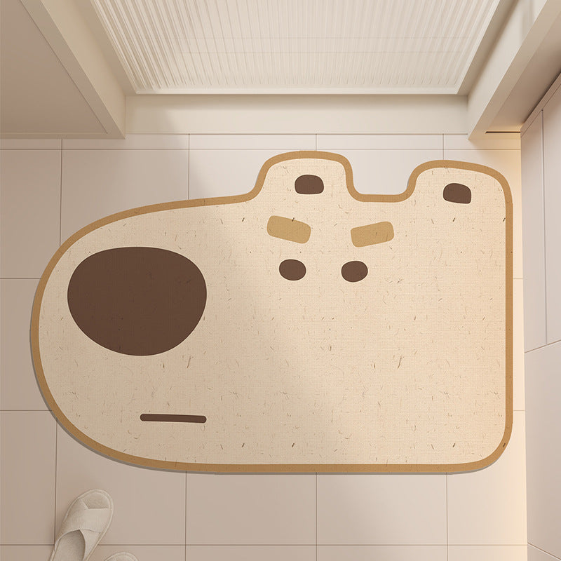 Adorable Frog-Shaped Bath Mat