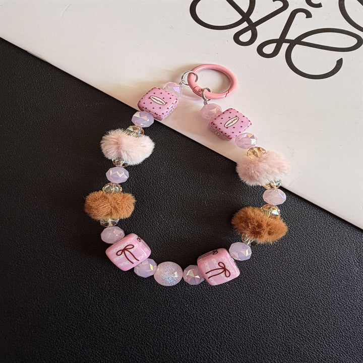Decorative Beaded Charm Keychain Kalsten 1790134887