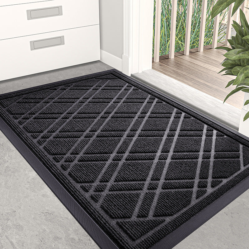 Textured Doormat with Inspirational Message Kalsten