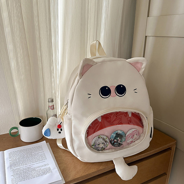 Cute Cat-Themed Mini Backpack