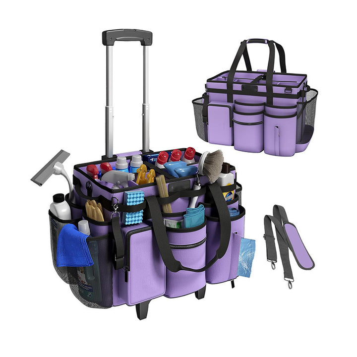 Practical Rolling Bag for Cleaning and Organization Kalsten