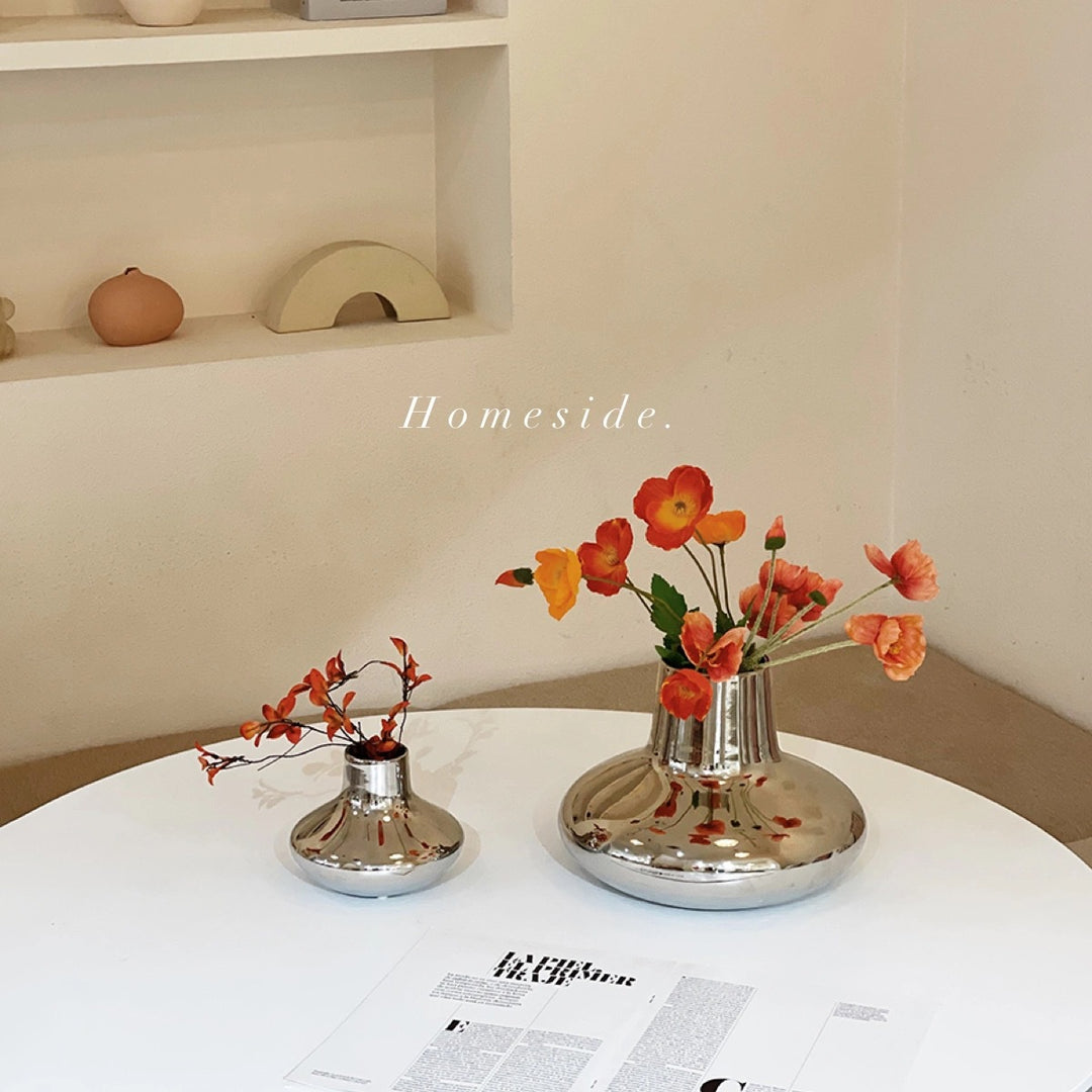 Modern Metallic Ceramic Vase