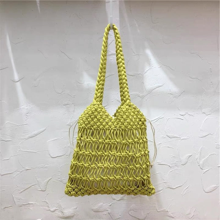 Hand-knotted shopping and beach bag Kalsten