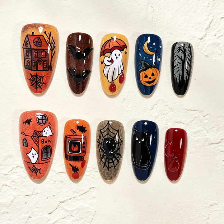 Creative Halloween Nail Art Set Kalsten