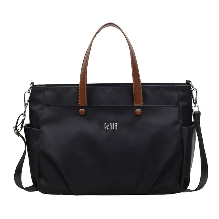 Shopping bag with comfortable carrying system and practical outer pockets Kalsten