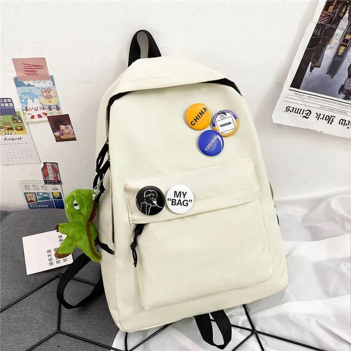 Backpack with Creative Badge Design Kalsten