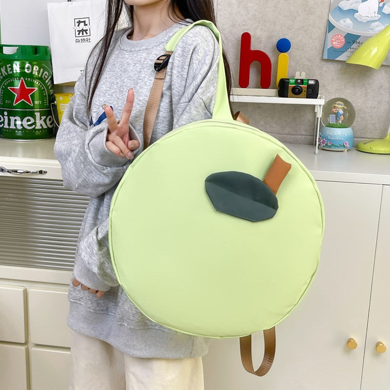 Round Fruit-Themed Backpack
