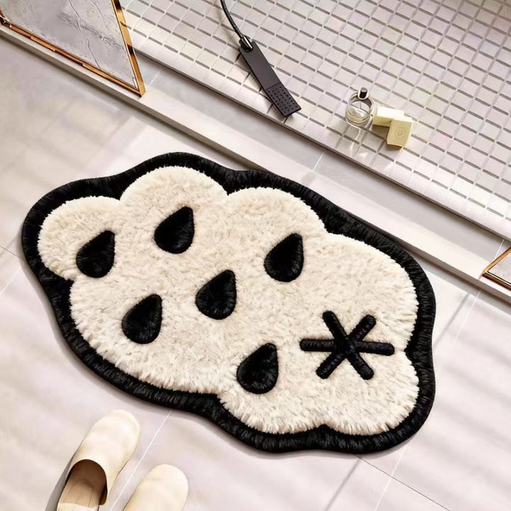 Nautical-Themed Plush Bath Mat