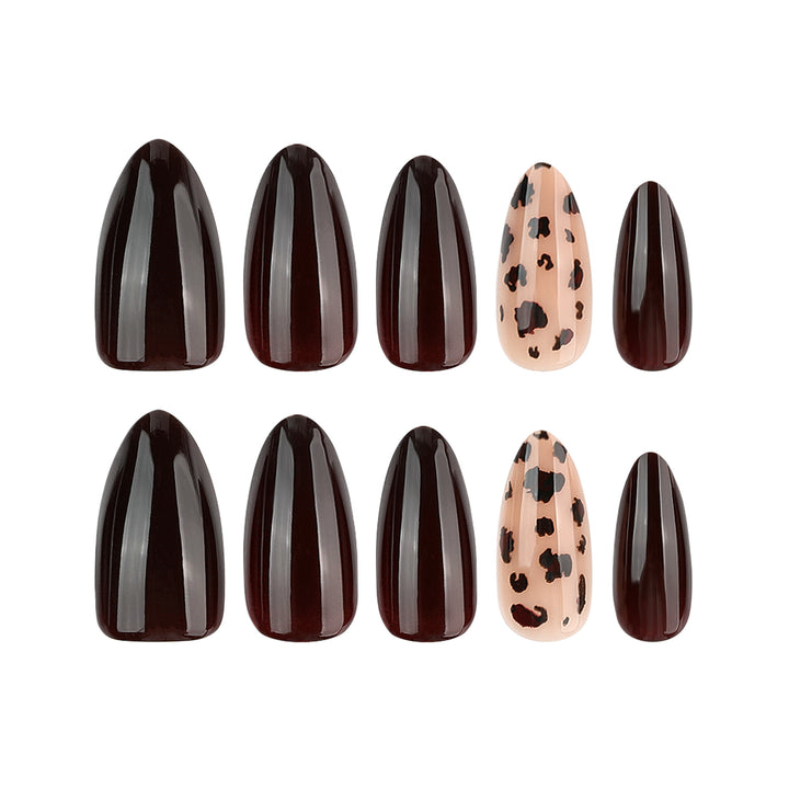 Artful Nail Extensions with Elegant Animal Design Kalsten