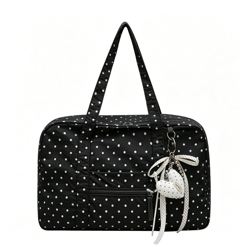 Stylish Polka Dot Travel Duffle Bag Kalsten