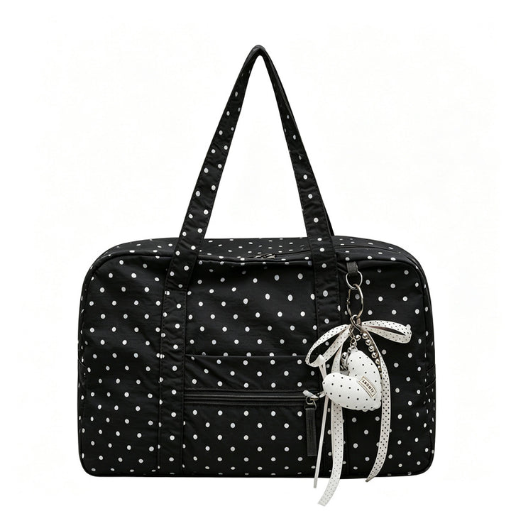 Stylish Polka Dot Travel Duffle Bag Kalsten