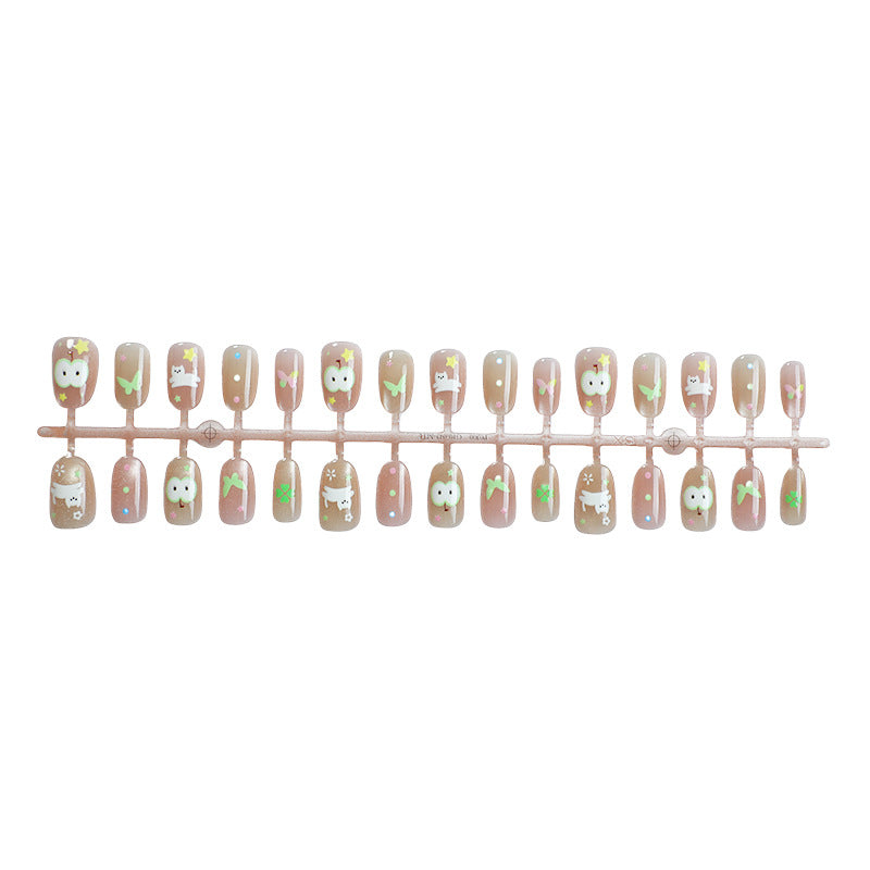 Artistic Themed Press-On Nail Set 1790738680