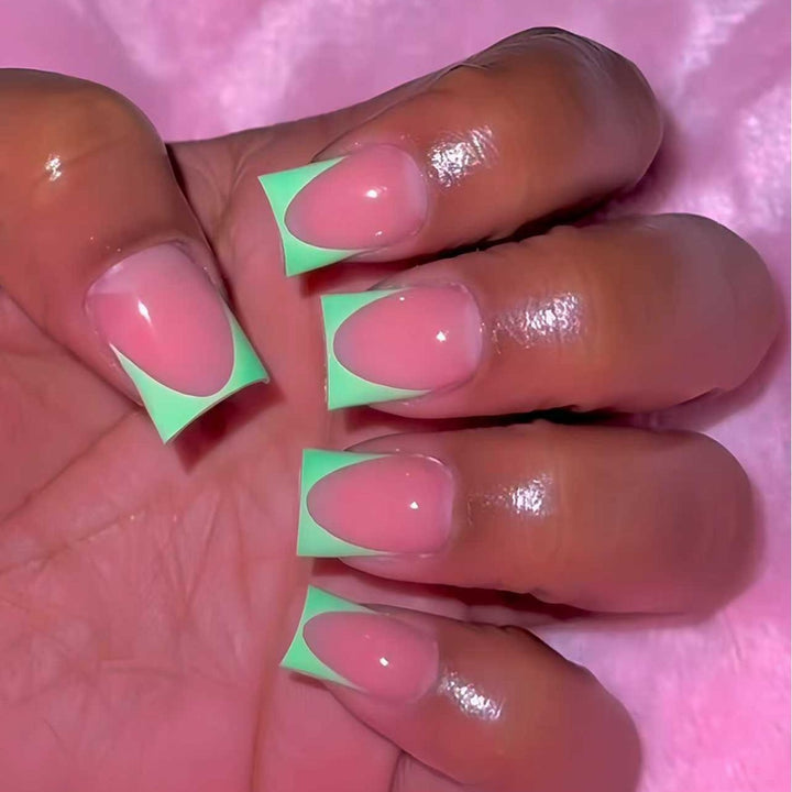 Geometric Nail Art Extensions Kalsten