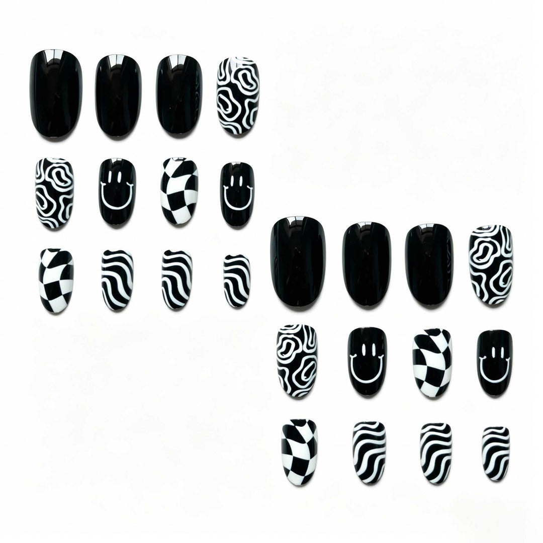 Creative Abstract Nail Art Set
