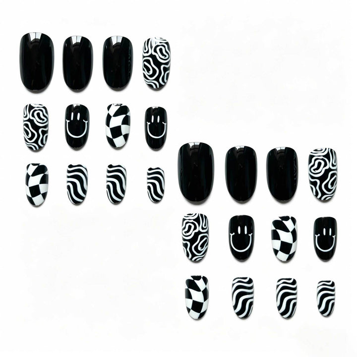 Creative Abstract Nail Art Set