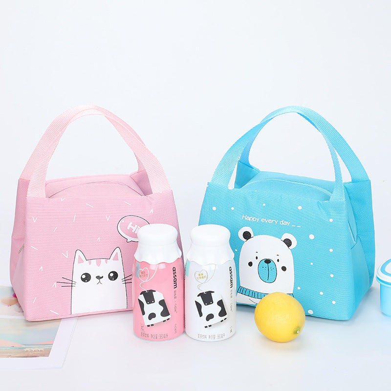 Cute Animal-Themed Insulated Lunch Bag