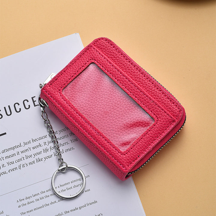 Textured  Zip Around Card Holder Kalsten