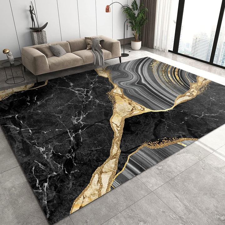 Textured Abstract Area Rug