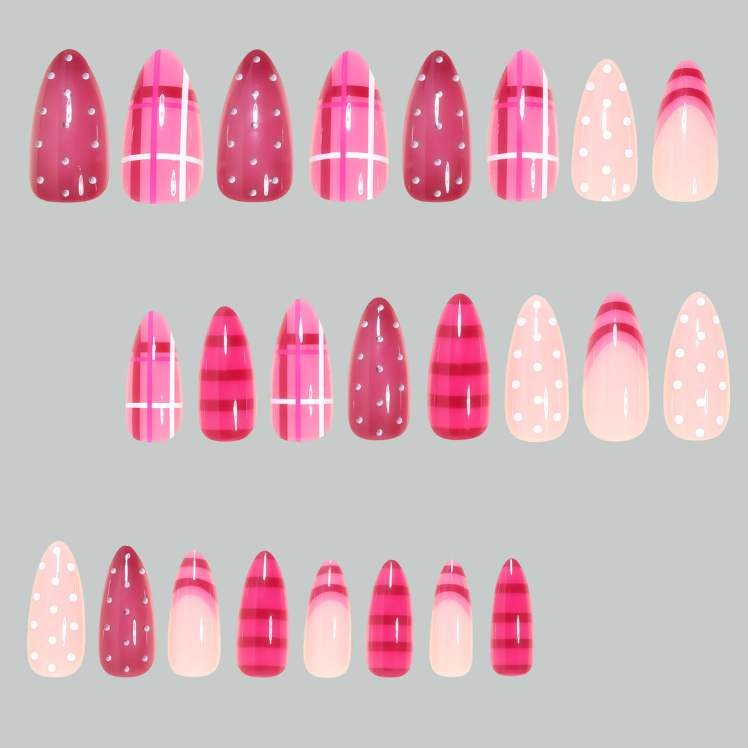Artistic Glossy Stiletto Press-On Nail Set Kalsten