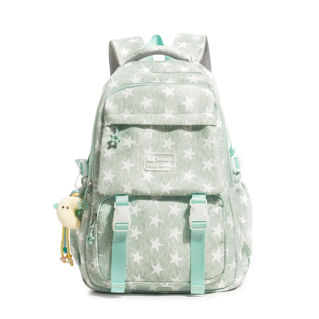 Stylish Star-Embellished Casual Backpack Kalsten