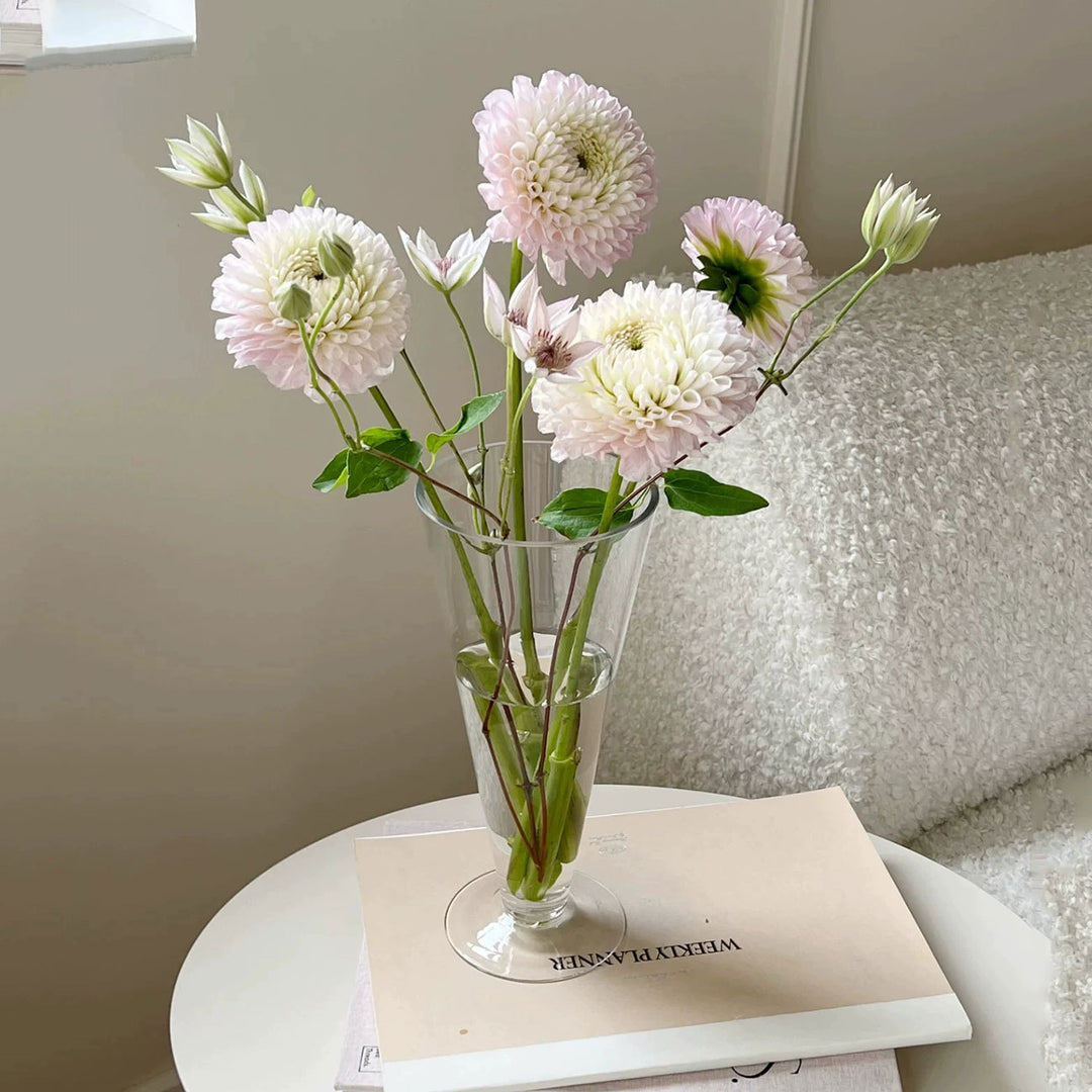 Elegant Flared Glass Vase