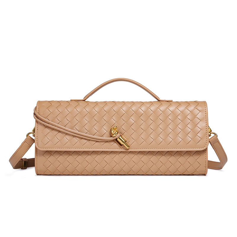Woven Leather Clutch Kalsten