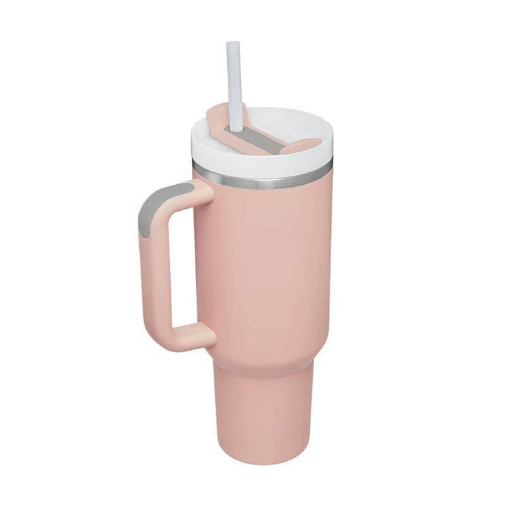 Ladies Insulated Mug with practical handling and integrated straw Kalsten