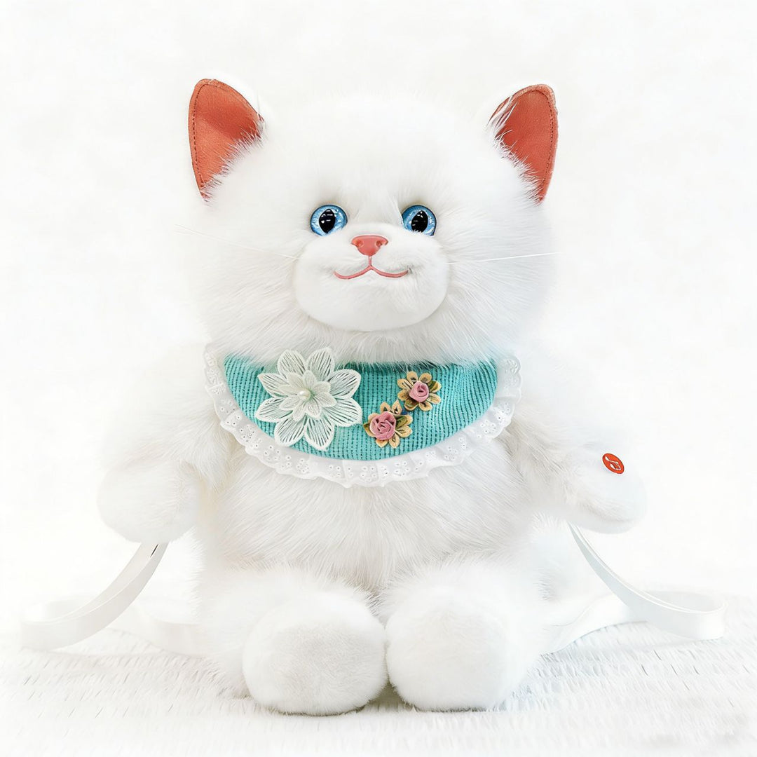 Plush Cat-Themed Backpack Kalsten