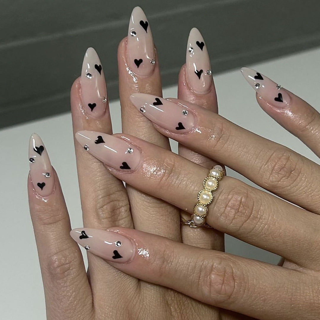 Heart-Inspired Nail Art Kalsten