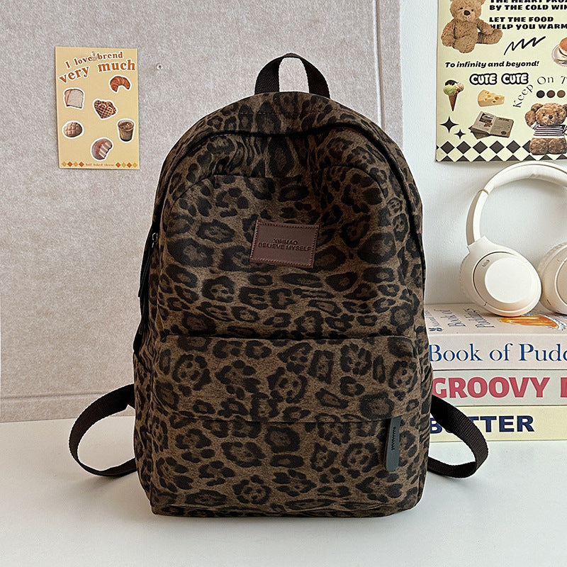 Stylish Animal Print Backpack Kalsten