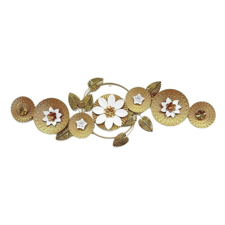 Elegant Floral Metal Wall Sculpture Kalsten