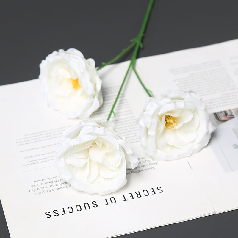 Elegant Silk Floral Stem for Home Decor Display
