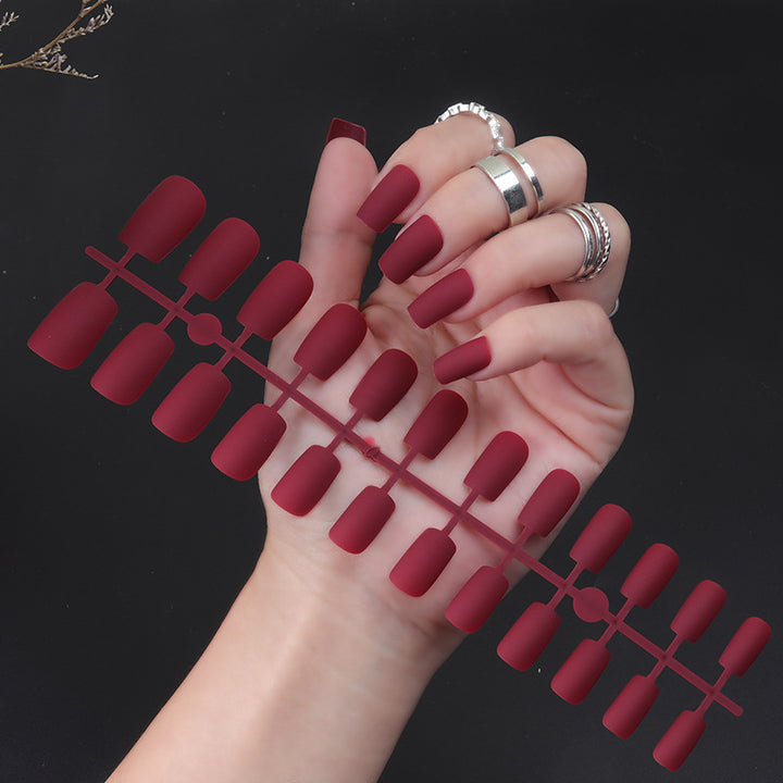 Matte Finish Press-On Nail Set Kalsten