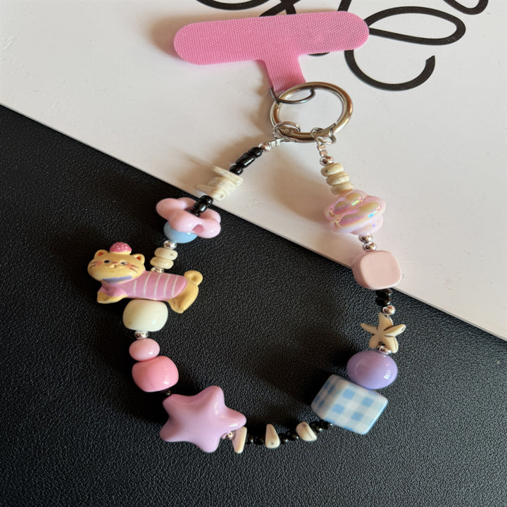 Decorative Beaded Charm Keychain Kalsten 1790135273