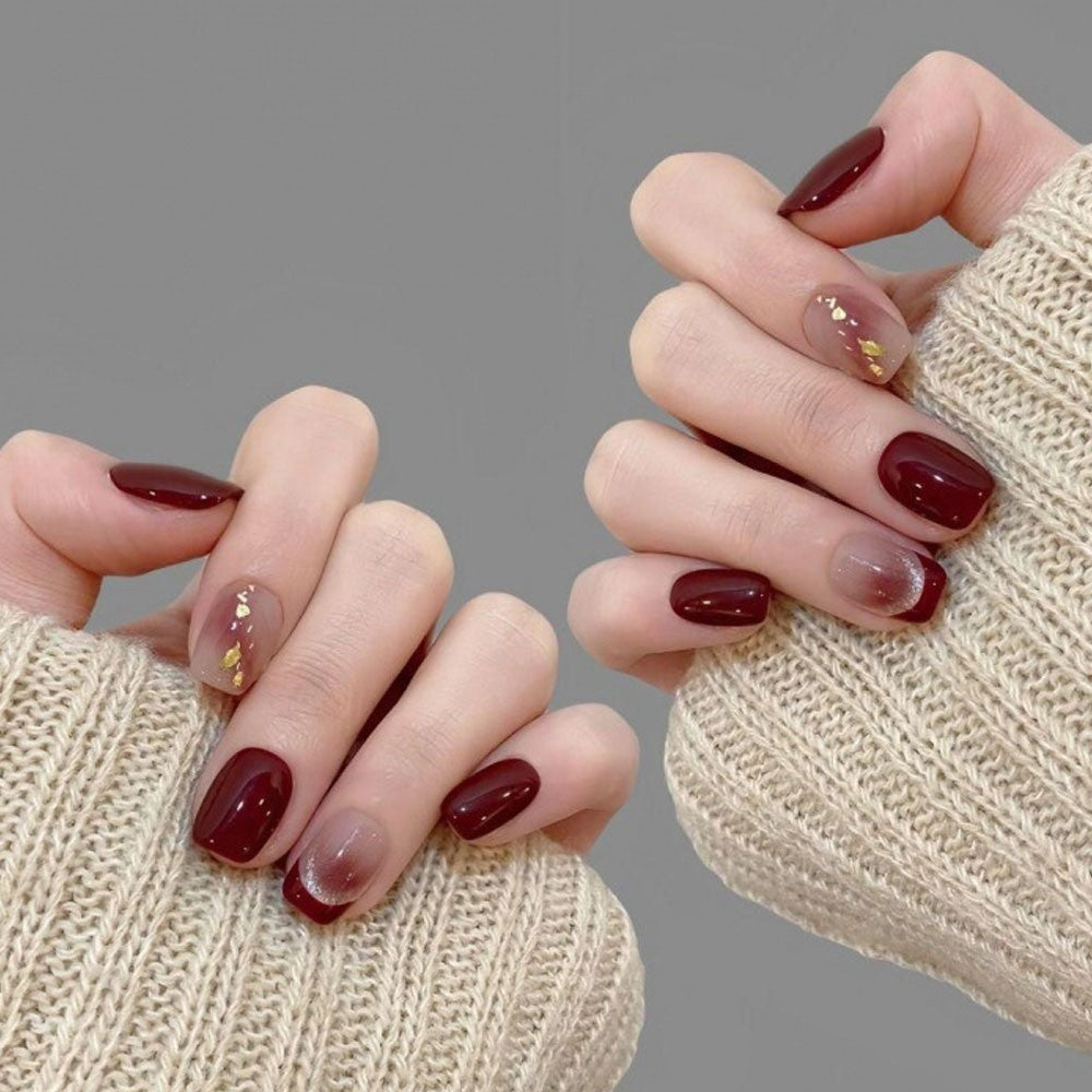 Artificial Nails In Elegant Glitter Finish Kalsten