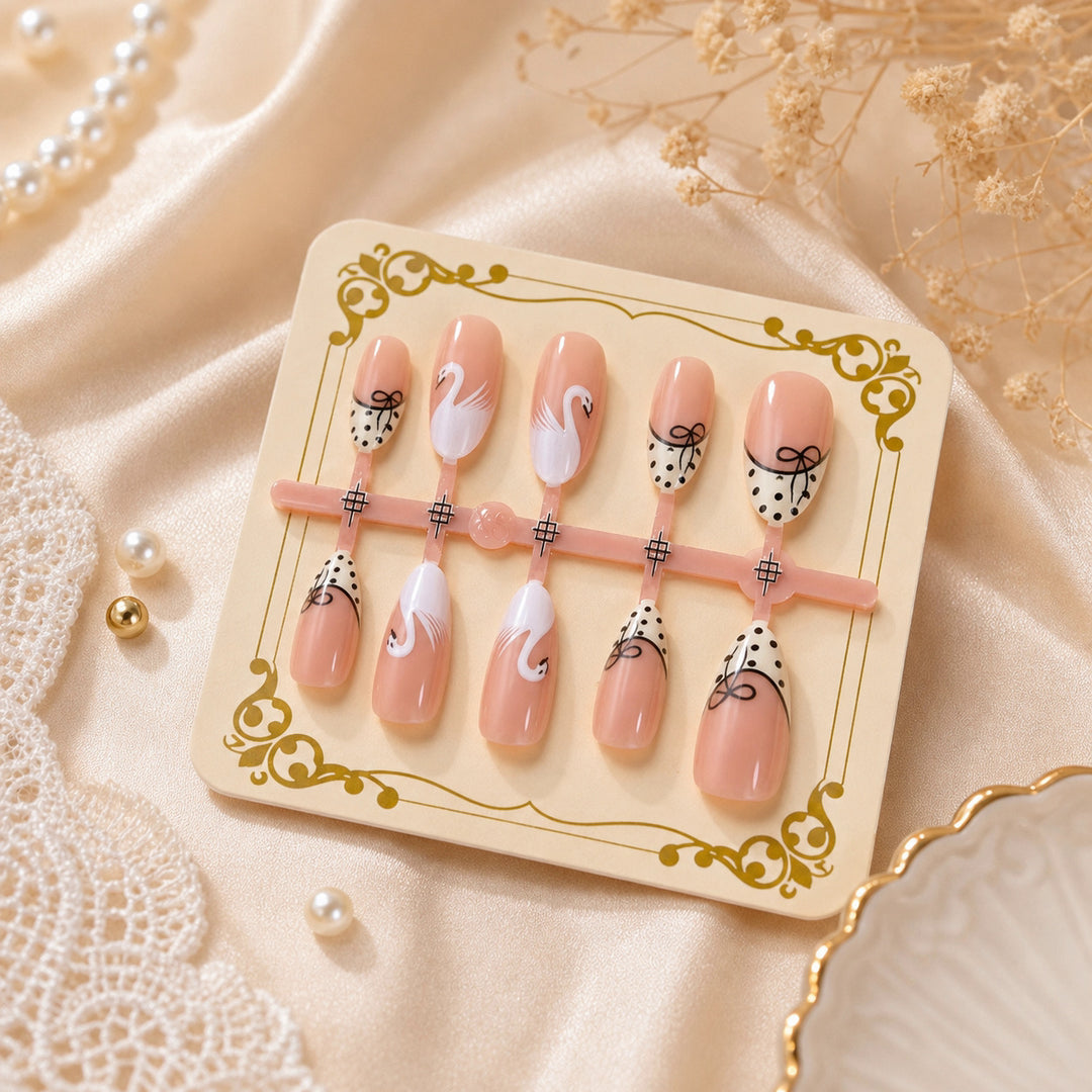 Artistic Decorative Press-On Nail Tips Kalsten