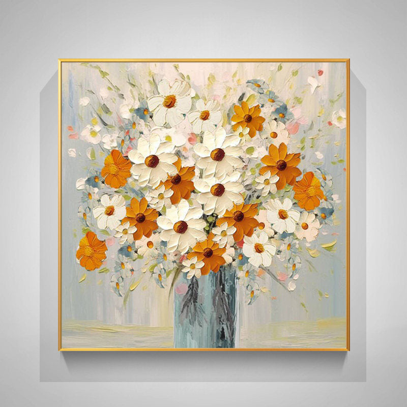 Floral Bouquet Canvas Artwork for Interiors