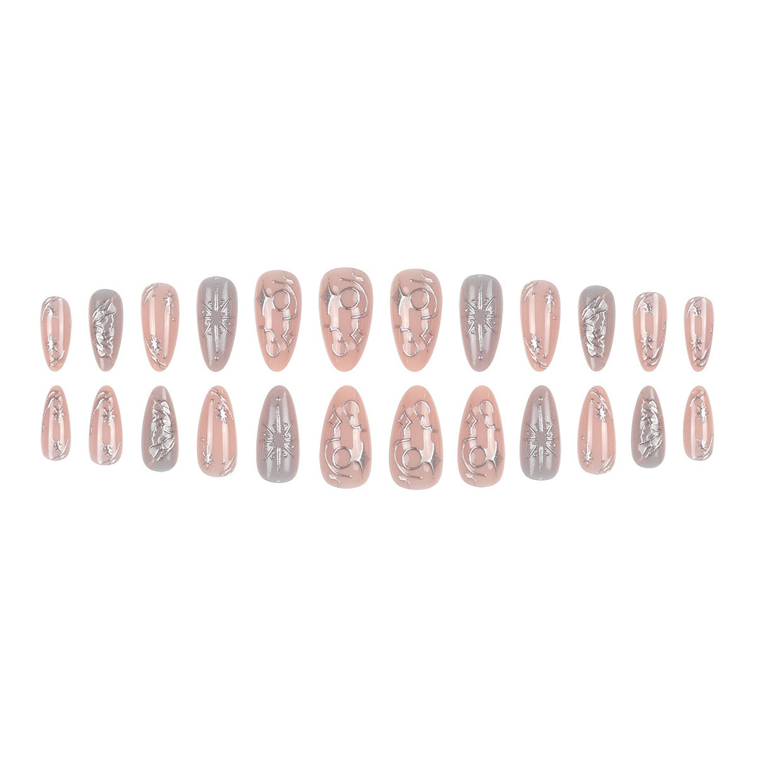 Elegant Holiday-Themed Stiletto Nails Kalsten