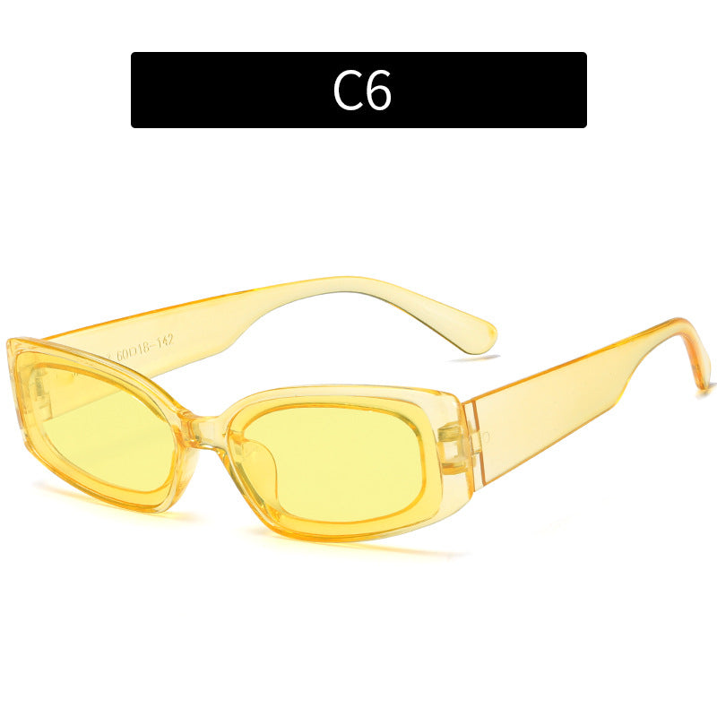 Retro-Inspired Transparent Sunglasses