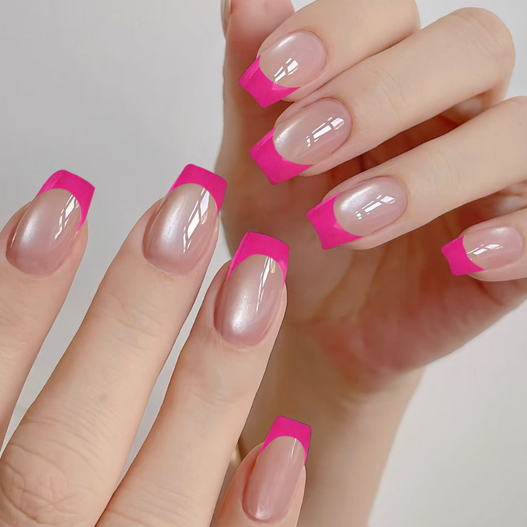 Stylish Acrylic French Tip Nail Art Kalsten
