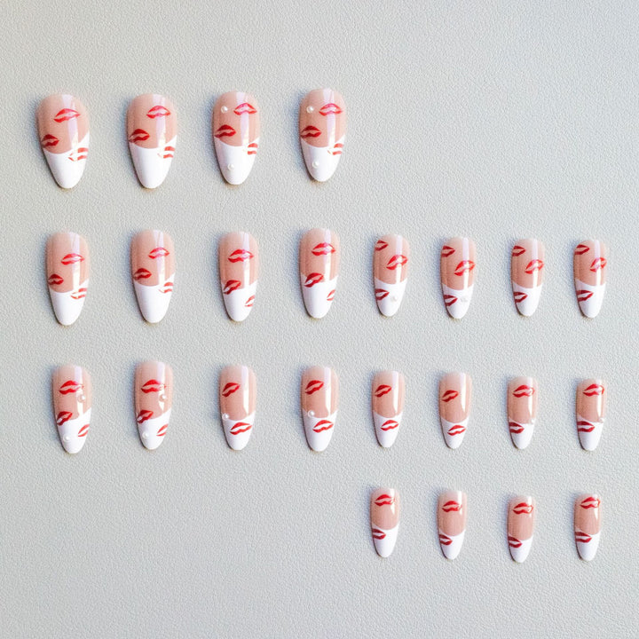 Premium Kiss Mark Nail Art Set