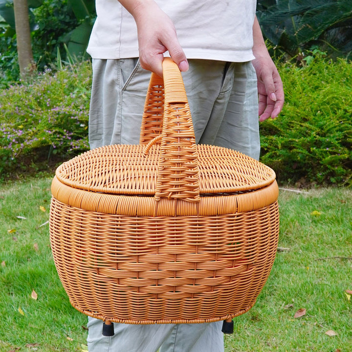 Elegant Woven Storage Basket Kalsten