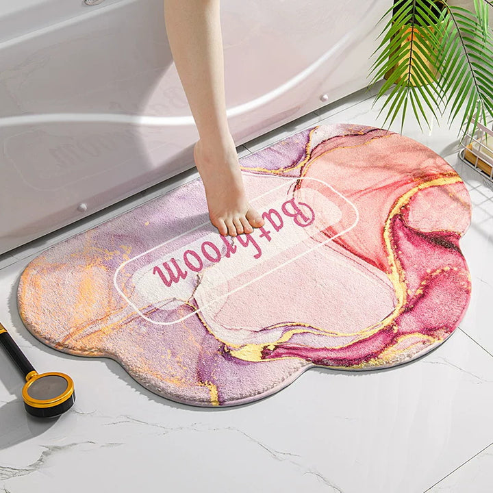 Plush Cloud Shaped Bath Mat Kalsten