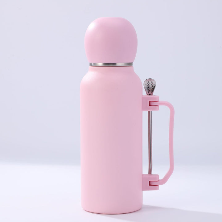 Women practical insulated bottle with integrated tea strainer Kalsten