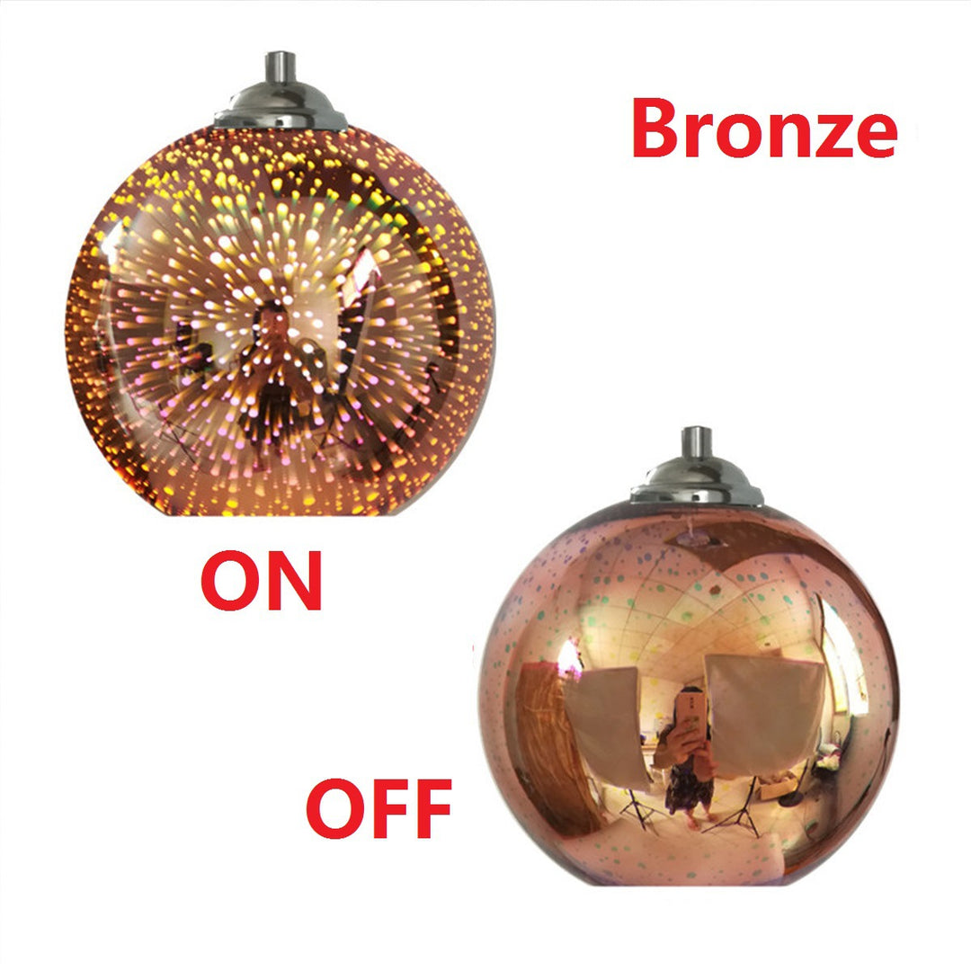 Decorative Sparkling Glass Pendant Light