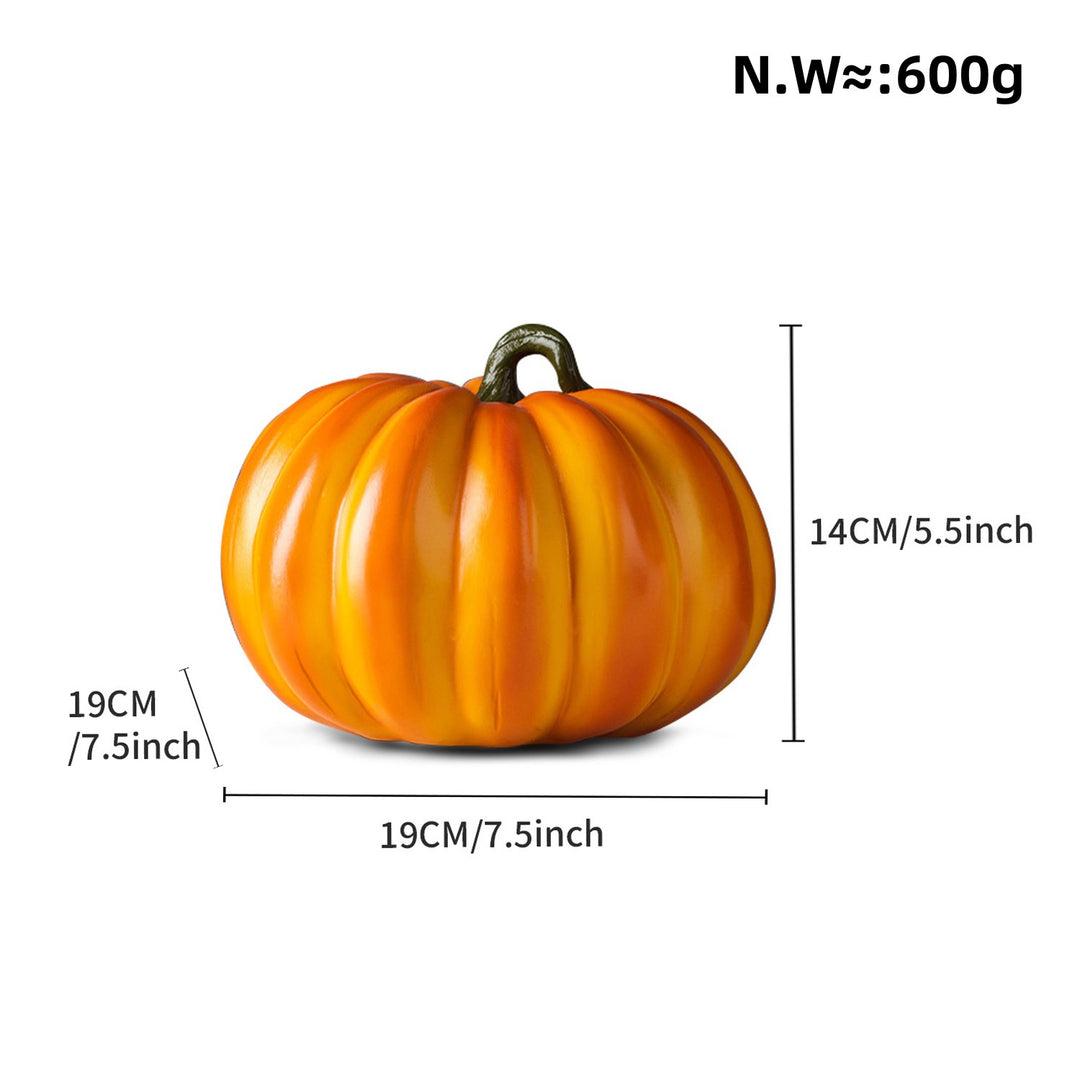 Decorative pumpkin figure as autumn probe Kalsten