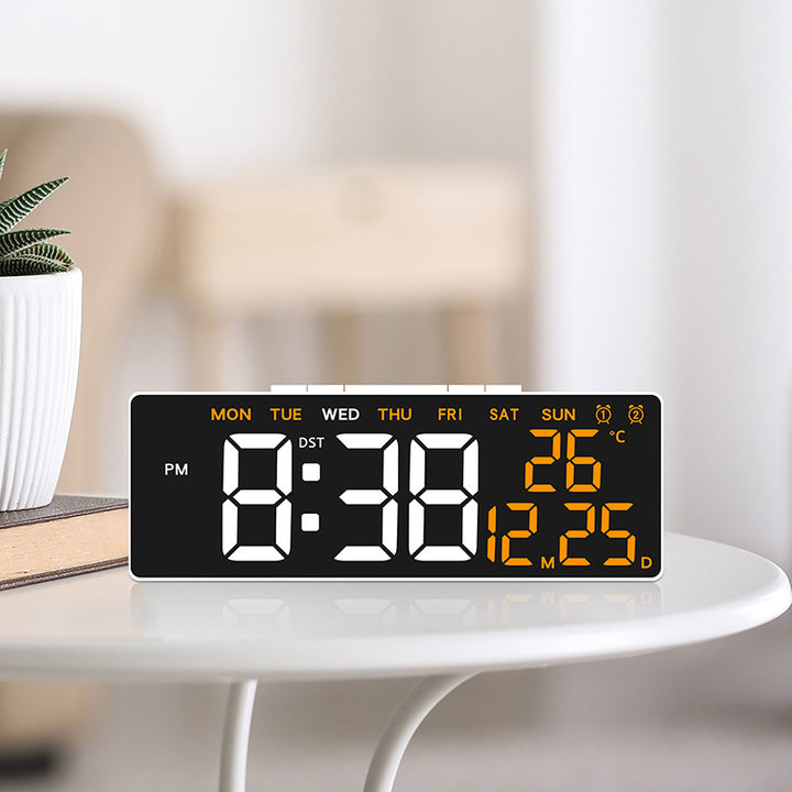 Digital Multi-Function Alarm Clock with Temperature and Day of the Week Display Kalsten