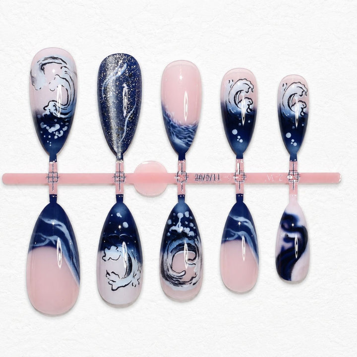 Premium Nail Set with Maritime Design Kalsten